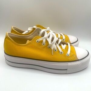Converse Lift Platform Chuck Taylor Yellow M6/W8